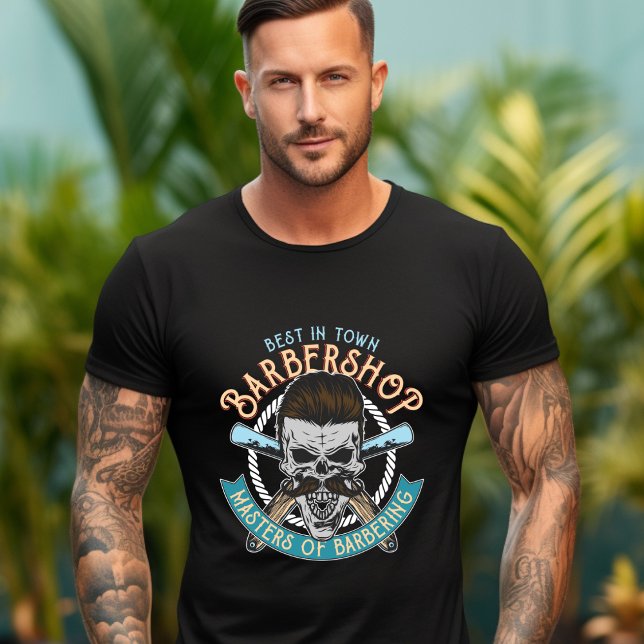 Barbershop Master in Barbering T-Shirt (Creator Uploaded)