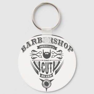 Barbershop originals vintage key ring