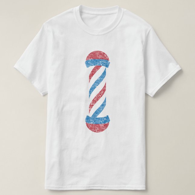barbershop pole T-Shirt (Design Front)