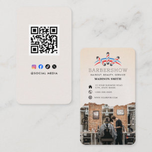 Barbershop Professional Hair Business Card