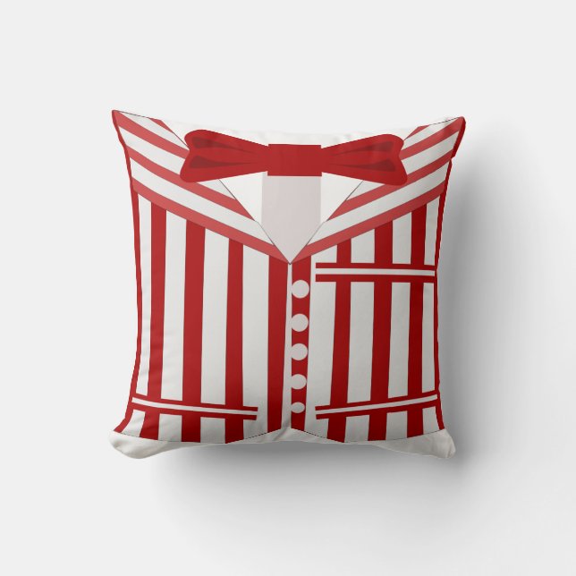 Barbershop Quartet Dapper Living Cushion (Front)