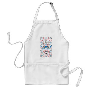 barbershop sugar skull standard apron