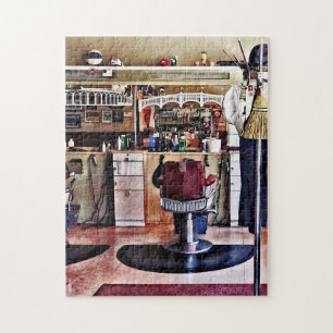 Barbershop With Coat Rack Jigsaw Puzzle