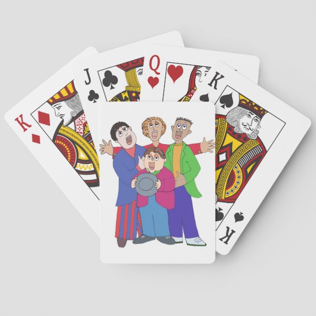 Barbershoppers Playing Cards (Back)
