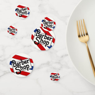 Barbershops Sign Confetti