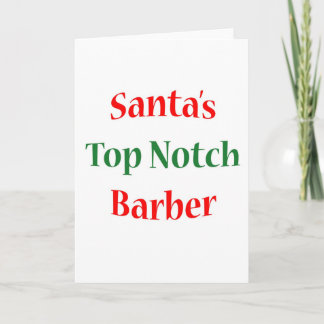 BarberTop Notch Holiday Card