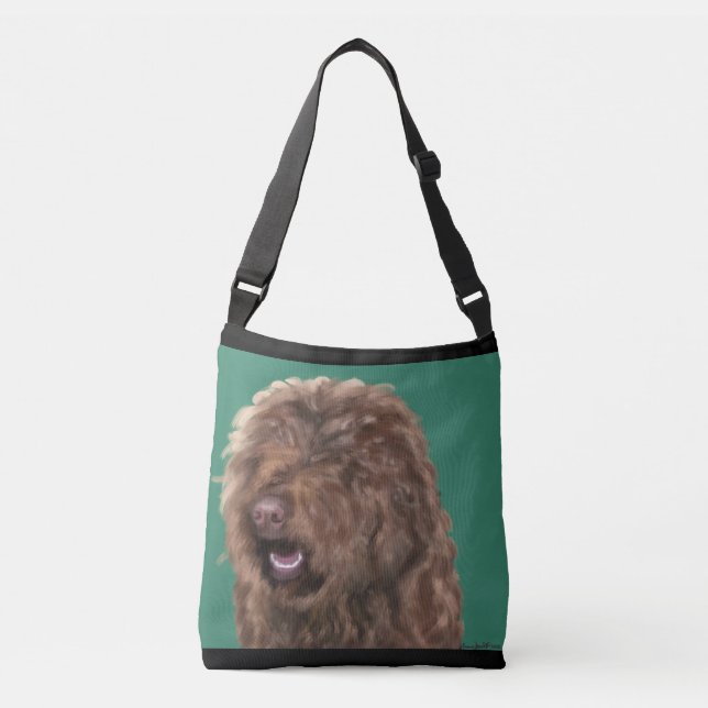Barbet Dog Crossbody Bag (Front)