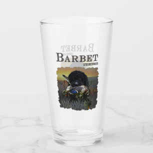 Barbet , 	French Water Dog   Glass