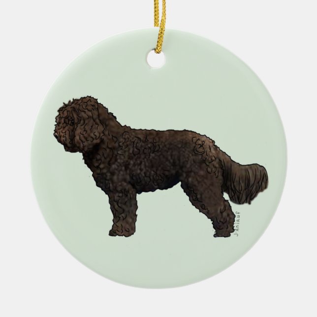 Barbet Ornament (Front)