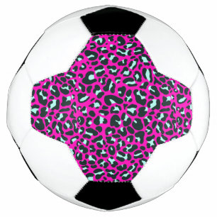 Barbiecore Pink Cheetah Leopard Animal Print    Soccer Ball