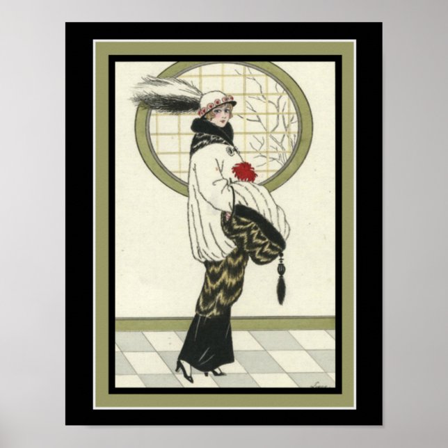 Barbier Art Deco Print 11 x 16 (Front)