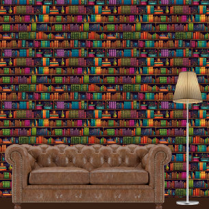 Barbier Reading Library Bookcase Wallpaper