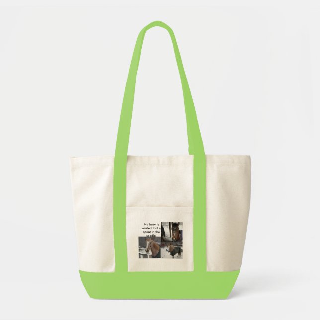 barb's horses tote bag (Front)