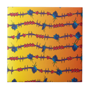 Barbwire Ceramic Tile