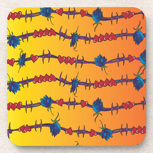 Barbwire Coaster (Front)
