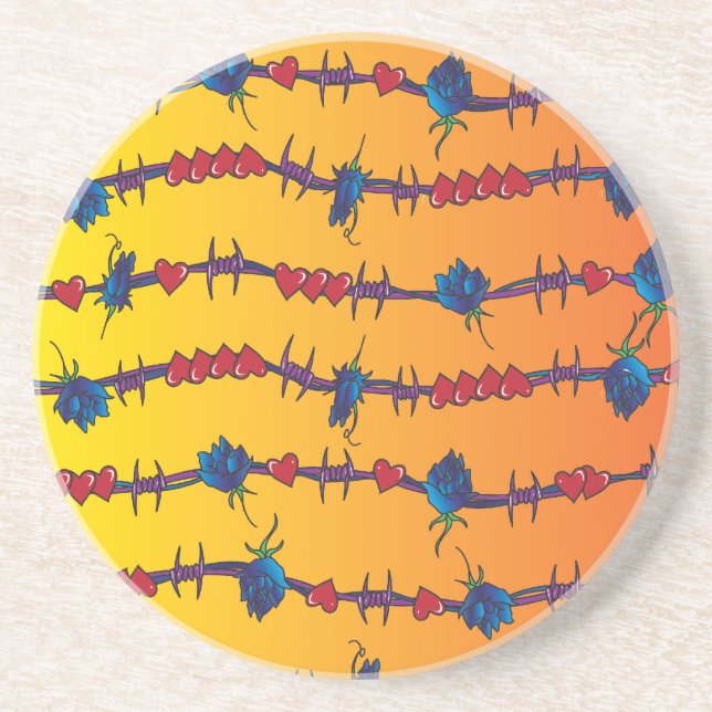 Barbwire Coaster (Front)