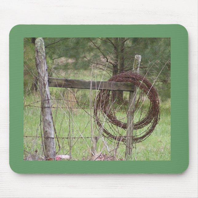 Barbwire Mouse Pad (Front)