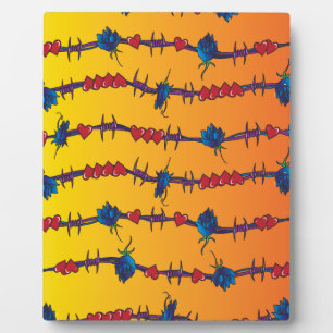 Barbwire Plaque