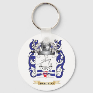 Barcelo Coat of Arms (Family Crest) Key Ring