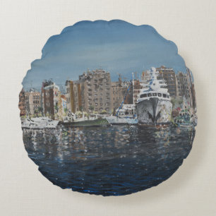 Barcelona 1998 round cushion