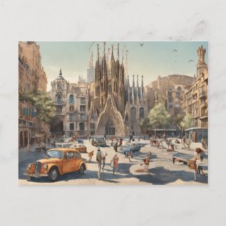 Barcelona (3) postcard