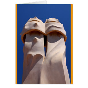 Barcelona, Antoni Gaudi's Chimney Tops