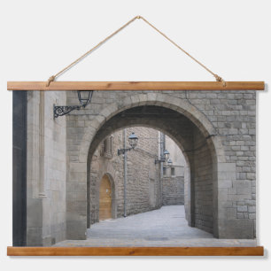 Barcelona Archway — Scandinavian Passage Hanging Tapestry