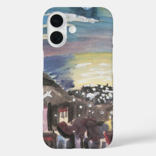 Barcelona at Night by Walter Gramatte iPhone 16 Case