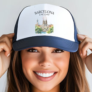 Barcelona Beauty – Iconic Cathedral & City  Trucker Hat