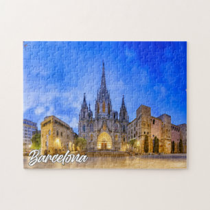 Barcelona Cathedral, Barcelona, Spain Jigsaw Puzzle