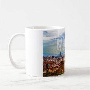 Barcelona city coffee mug
