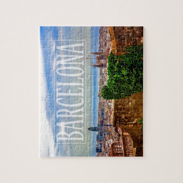 Barcelona city jigsaw puzzle (Vertical)