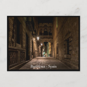 Barcelona City, Spain Postcard