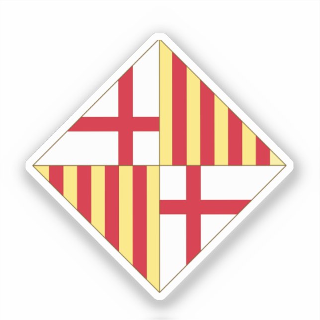 Barcelona coat of arms (without crown) (Front)