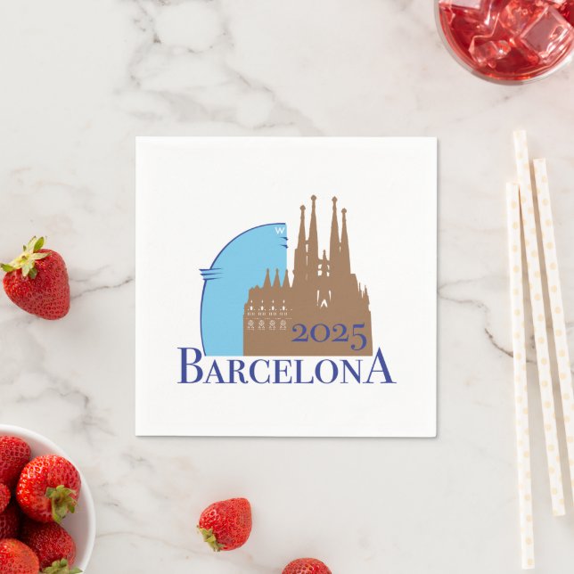 Barcelona Cocktail Napkin (Insitu)