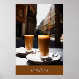 Barcelona Coffee Break Poster