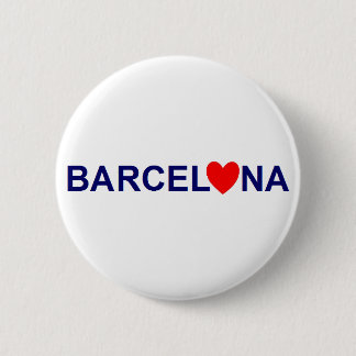 Barcelona coils 6 cm round badge