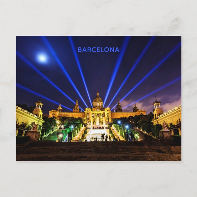Barcelona custom postcard (Front)