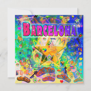 Barcelona Epoch Hour Holiday Card