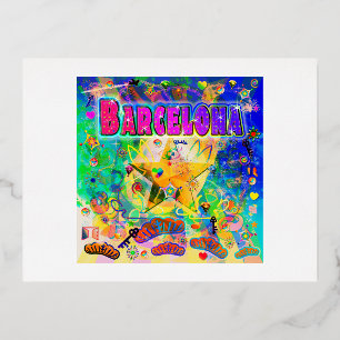 Barcelona Epoch Hour Postcard