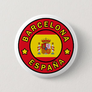 Barcelona España 6 Cm Round Badge