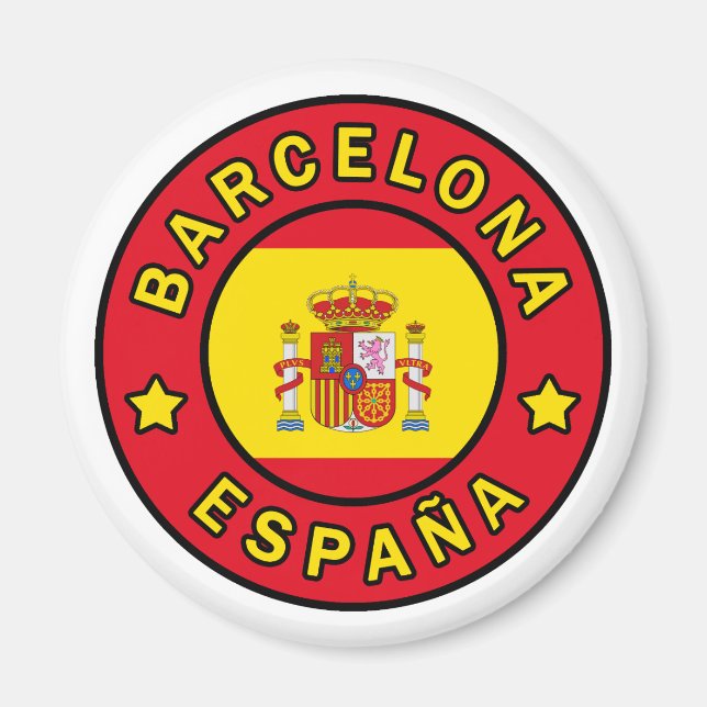 Barcelona España Magnet (Front)