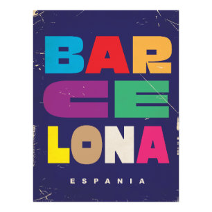 Barcelona Espania Photo Print