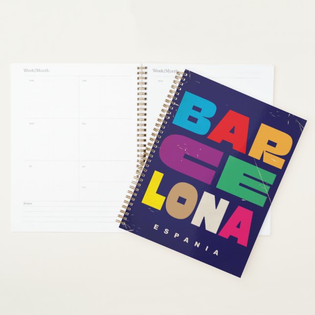 Barcelona Espania Planner (Display)