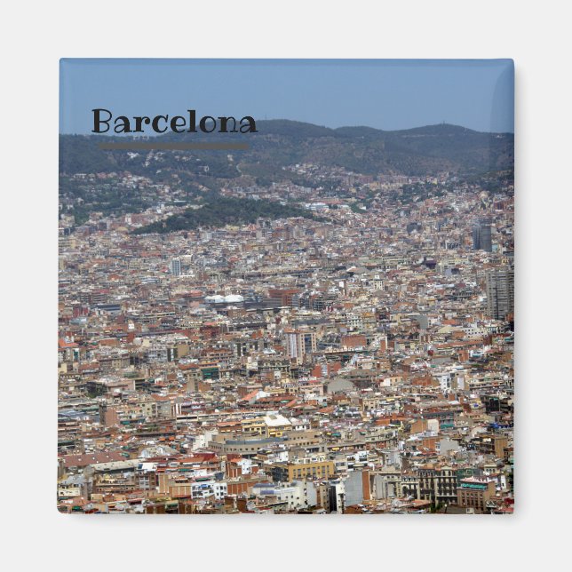 Barcelona Fridge Magnet (Front)