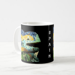 Barcelona, Gaudi - Lizard, Spain Coffee Mug