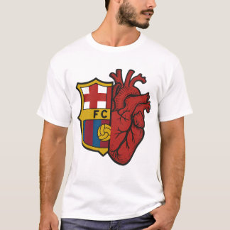 Barcelona Heart Fan T-Shirt
