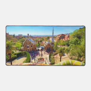 Barcelona in Spain Desk Mat