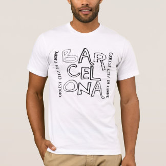 Barcelona is Cool - Modernist (Light Colours) T-Shirt