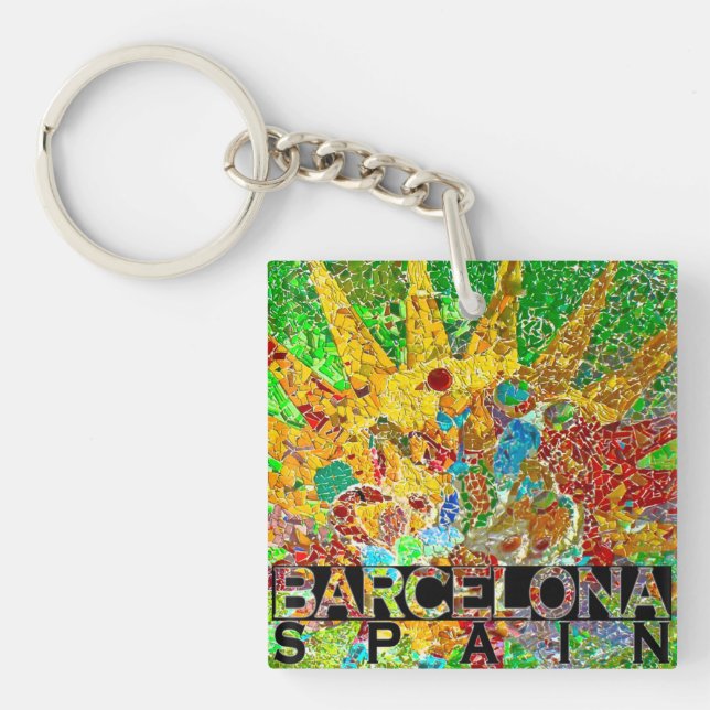 Barcelona Key Ring (Front)
